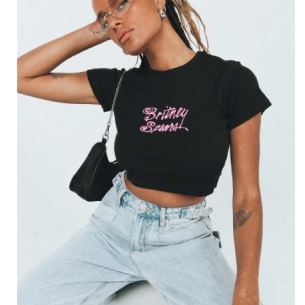 Britney Spears Cropped Tee